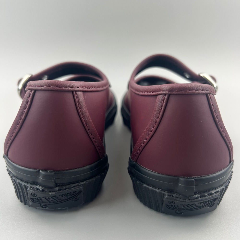 Vans Premium Mary Jane 93 Women Size 8 Royale Burgundy Buckle Shoes NEW - Picture 4 of 6